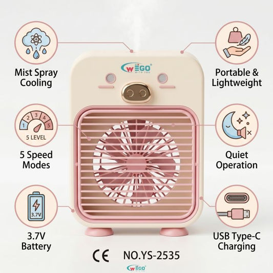 YS-2535 mist fan colors