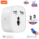 Tuya Smart WiFi 16A Plug with Power Monitoring – Smart Socket